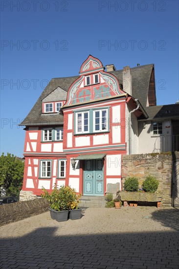 Half-timbered house with tail gable in Obergasse