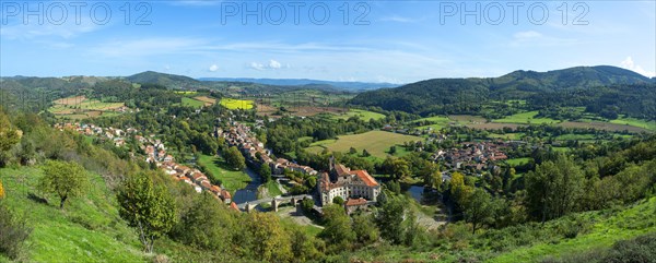 Lavoute Chilhac labelled Les Plus Beaux Villages de France. on river Allier