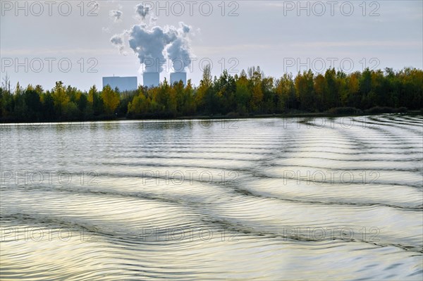 Lake Stoermthal recreation area near Leipzig