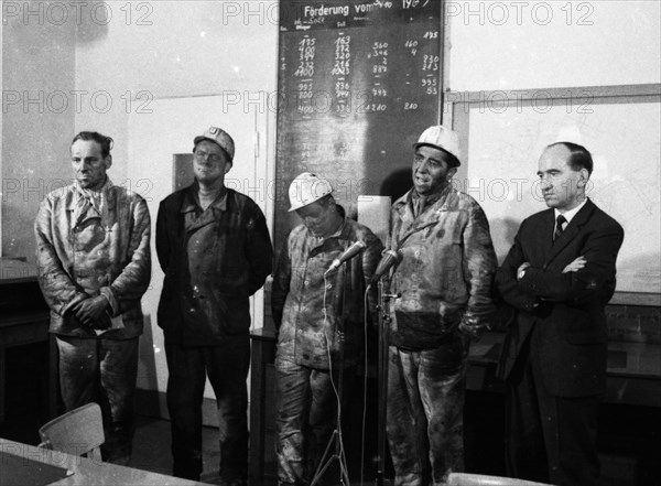 Nine miners of the Emil Emscher colliery were buried on 2. 10. 1969