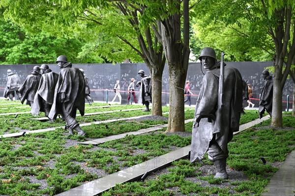 Korean War Veterans Memorial on the National Mall