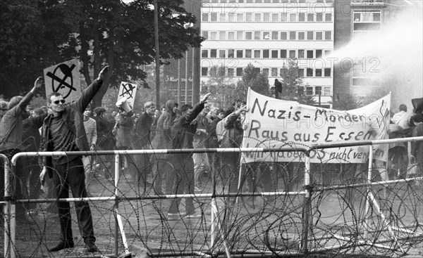 During the election campaign of the right-wing National Democratic Party of Germany