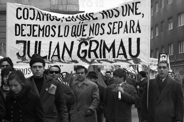 Spanish guest workers and German students demonstrated in Bonn in 1970 against the oppression of the Franco dictatorship