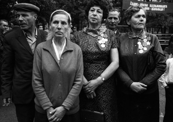 Impressions from the USSR 1972. Day of liberation from the Nazi regime. War veterans