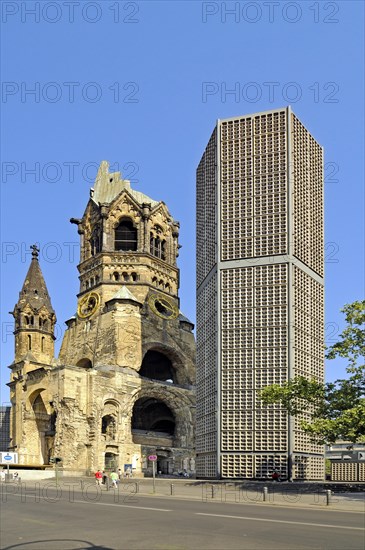 Breitscheidplatz with Kaiser Wilhelm Memorial Church