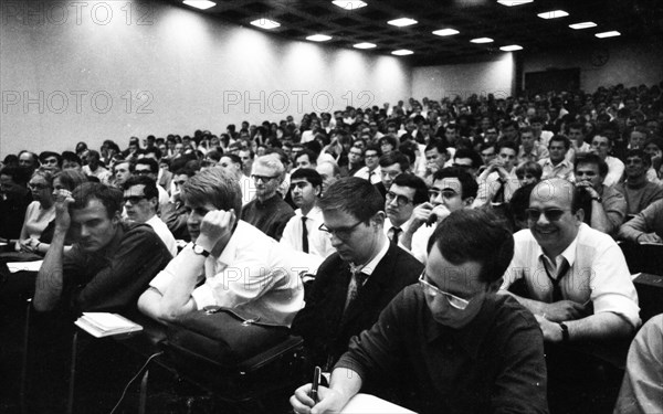 Congress of the student organisation SDS Sozialisischer Deutscher Studentenbund at the University of Frankfurt/M. on 22. 5. 1966