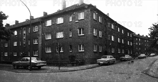 The residents of this old housing estate in a district of Bottrop complain