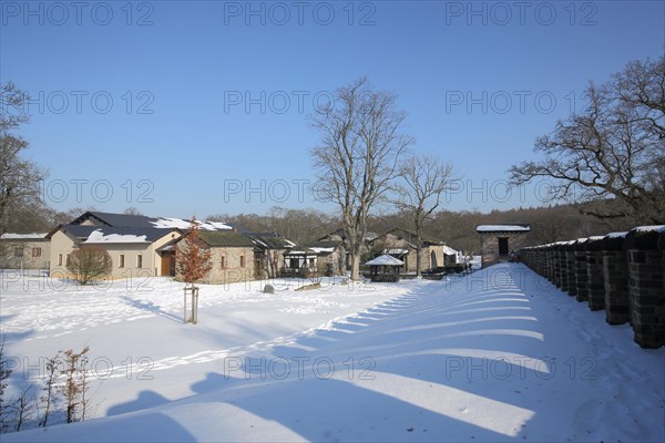 Inner courtyard with buildings