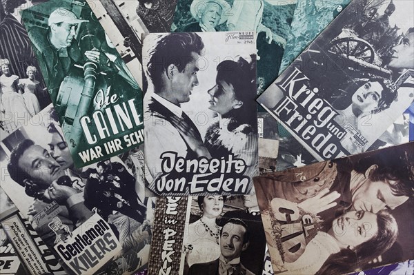 Printed programmes of 1960s cinema films