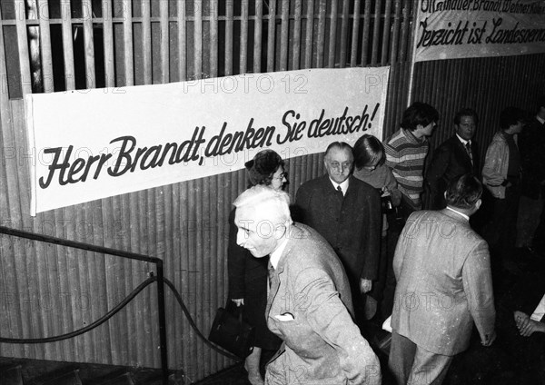 With a rally in Bonn on 11 March 1972