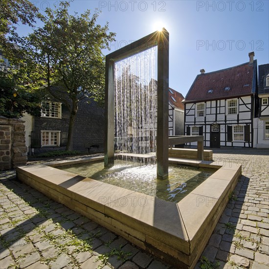 Weavers' Fountain by Wolfgang Liesen on Tuchmacherplatz