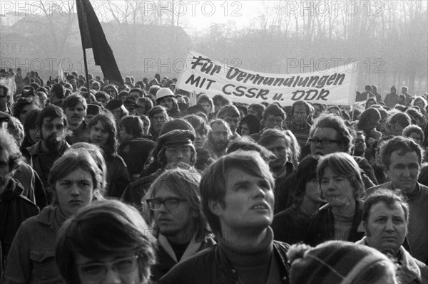 The NPD's right-wing radical action Resistance was a nationwide response to Willy Brandt's 1970 policy of understanding with the East