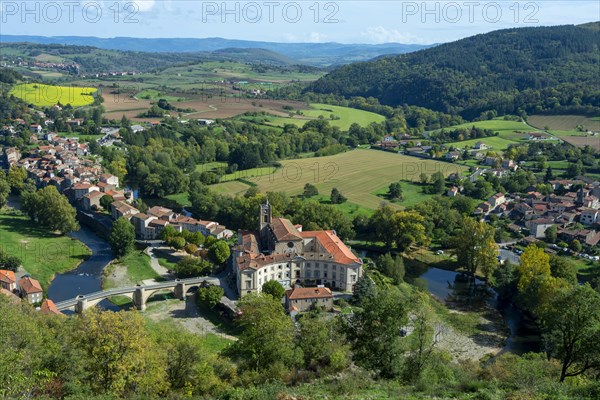 Lavoute Chilhac labelled Les Plus Beaux Villages de France. on river Allier