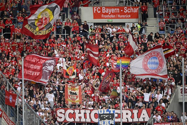 Fan block FC Bayern Munich FCB
