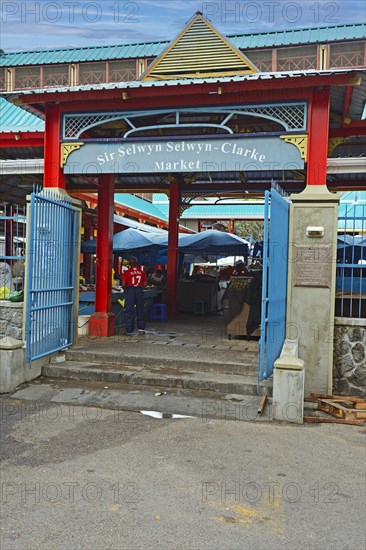 Entrance to Sir Selwyn Selwyn-Clarke Market