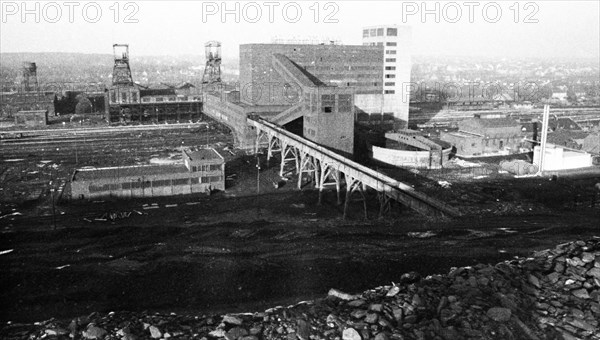 The Graf Moltke 3/4 colliery in Gladbbeck in the Ruhr area