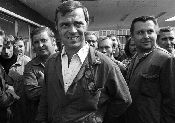 Many workers at the Opel factory in Bochum - here on 23 August 1973 - also took part in the wildcat strikes that swept through many parts of the Ruhr region