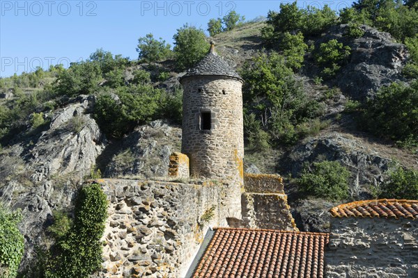 Dovecote of the castle of Saint Floret village designated â€œPetite Cite de Caractere