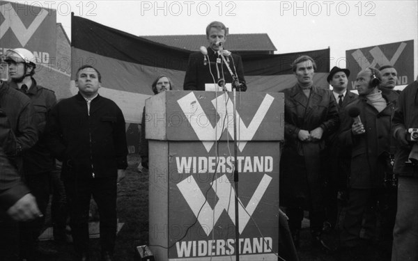 The NPD's right-wing radical action Resistance was a nationwide response to Willy Brandt's 1970 policy of understanding with the East