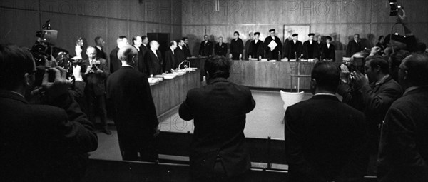 In the trial about the Dora concentration camp in front of the Essen Regional Court on 17 November 1967