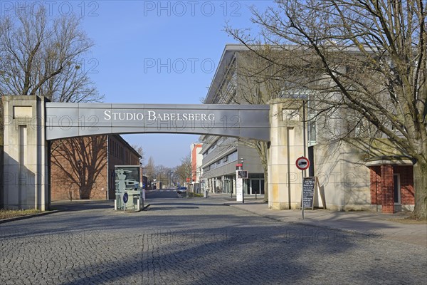 Main entrance to the film studios in Potsdam Babelsberg