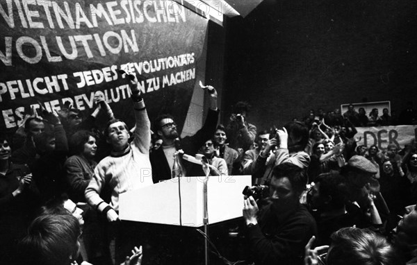 The 1968 International Vietnam Congress and the subsequent demonstration by students from the Technical University of Berlin and 44 other countries was one of the most important events of the 1960s and was influential in the student movement in Germany