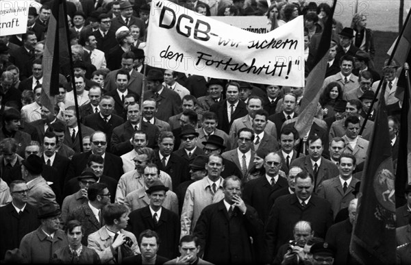 May Day demonstrations of the German Trade Union Confederation