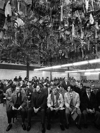 A workers' meeting in the wash-house of the Monopol colliery on 18 November 1973 in Kamen was replaced by a demonstration against the closure of the colliery