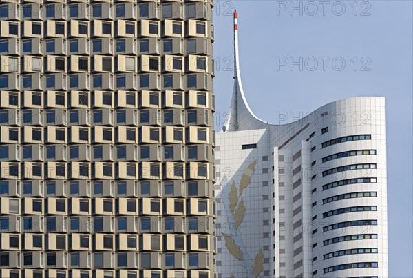 District Living and Hochhaus Neue Donau buildings