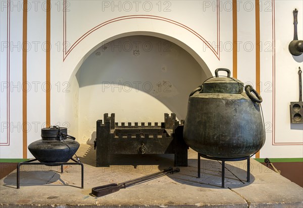 Exhibits and interior design in the Pompejanum in Aschaffenburg