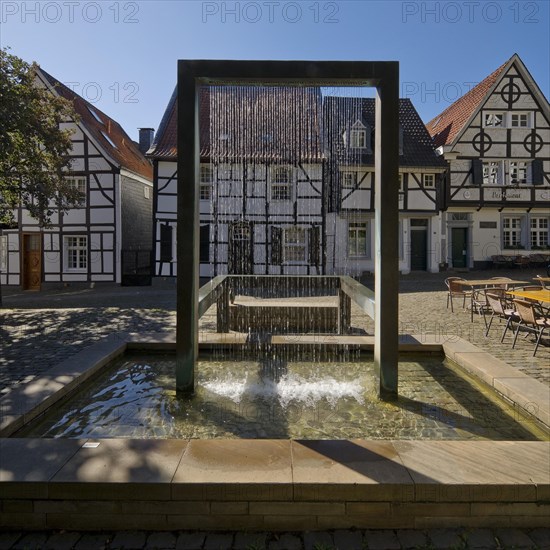 Weavers' Fountain by Wolfgang Liesen on Tuchmacherplatz