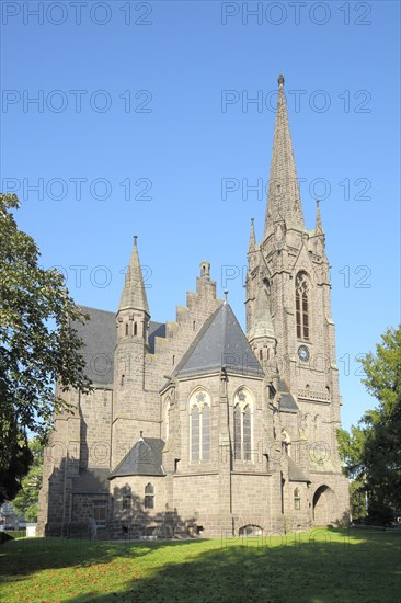 Neo-Gothic Dankeskirche in Bad Nauheim