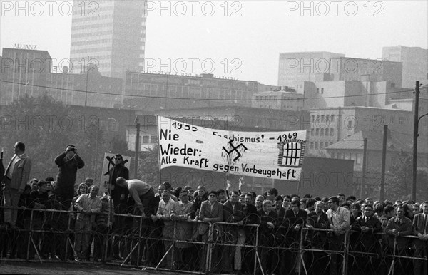 Election campaign appearances in 1969 by the radical right-wing NPD