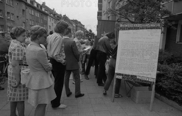 With street protests and the collection of signatures