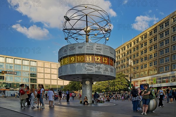 Urania World Time Clock on Alexanderplatz