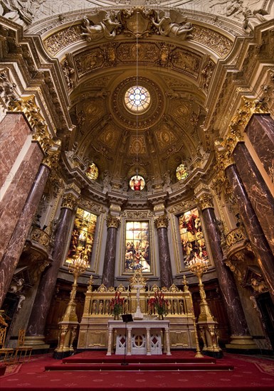 Interior view of altar