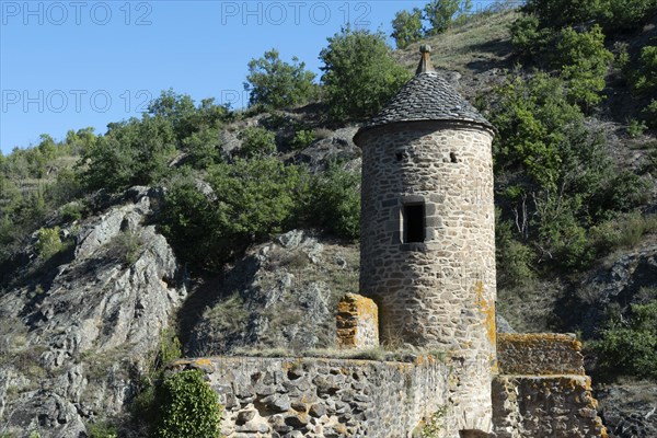 Dovecote of the castle of Saint Floret village designated â€œPetite Cite de Caractere