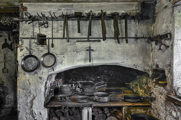 Forged iron pans and tools