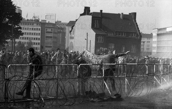 During the election campaign of the right-wing National Democratic Party of Germany