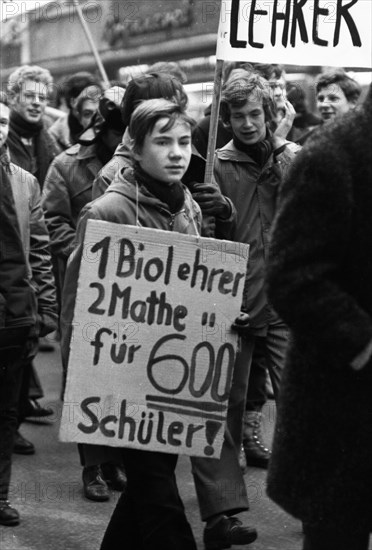 Students in the Ruhr area in the years 1965 to 1971 demonstrated in the Ruhr cities of Dortmund