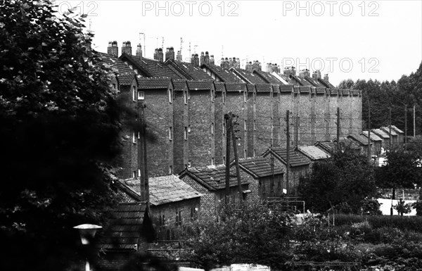 Negative highlights in the Ruhr area in the years 1965 to 1971. Colliery settlement