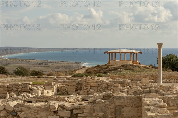 Excavation site of the ancient city of Kourion