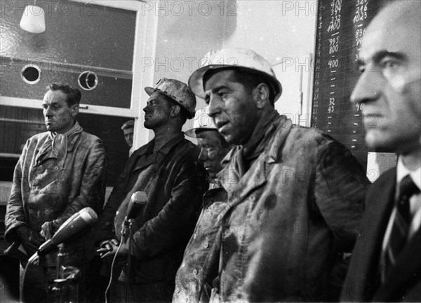 Nine miners of the Emil Emscher colliery were buried on 2. 10. 1969