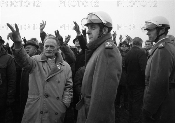 The NPD's right-wing radical action Resistance was a nationwide response to Willy Brandt's 1970 policy of understanding with the East