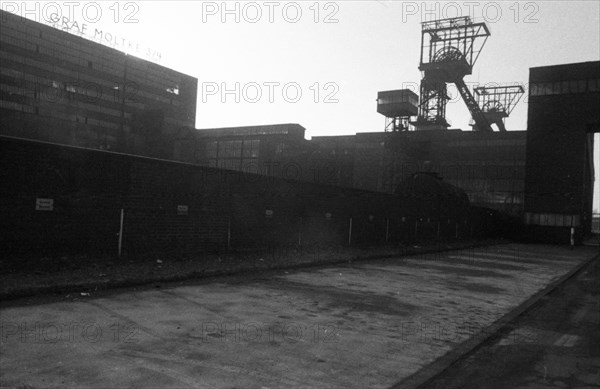 The Graf Moltke 3/4 colliery in Gladbbeck in the Ruhr area