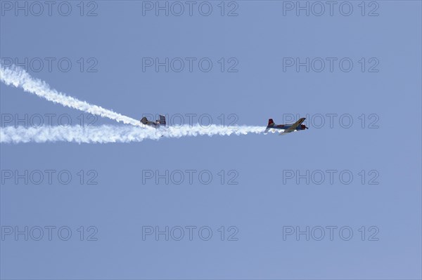 Yak and Biplane demonstration flight