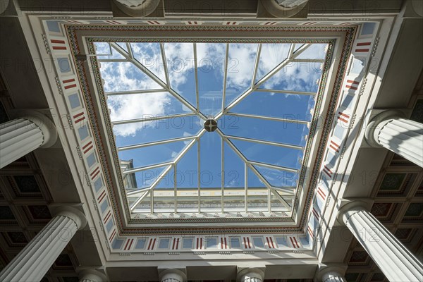 Inner courtyard of the Pompejanum in Aschaffenburg