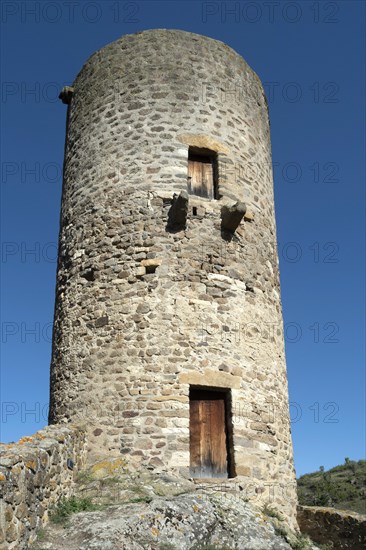 Dungeon of the castle of Saint Floret village designated â€œPetite Cite de Caractere