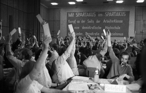 The student congress of the DKP-affiliated student federation MSB Spartakus on 20. 5. 1971 took place in Bonn
