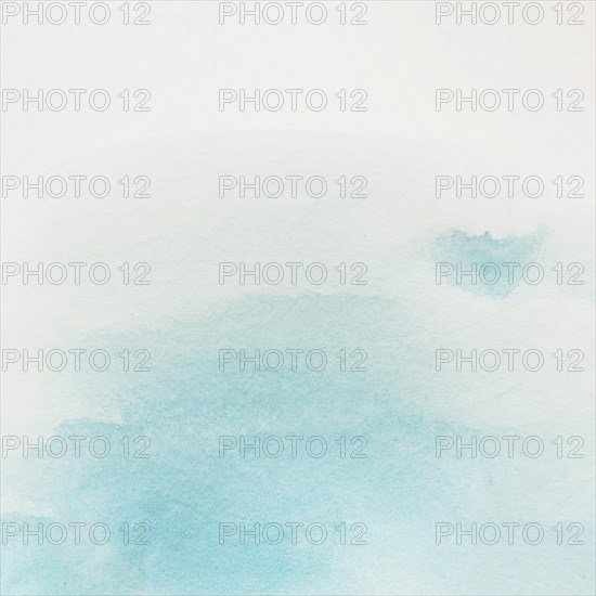 Blue brush stroke white background